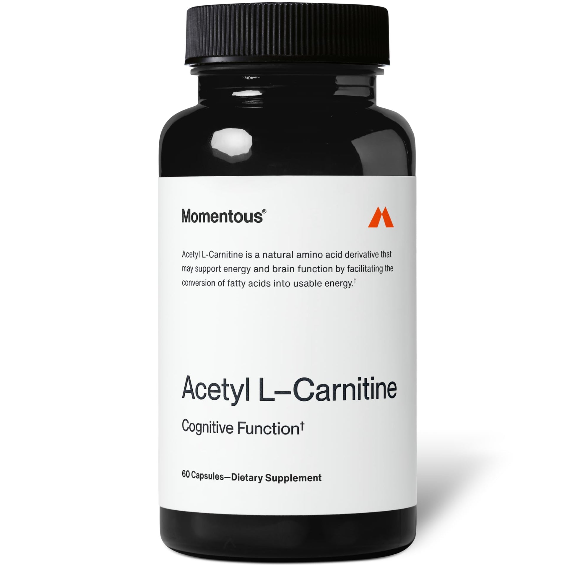 Momentous Acetyl L-Carnitine - Brain Function & Cognitive Support Supplement - Boosts Mental Clarity & Energy Production - dailyvitalstore