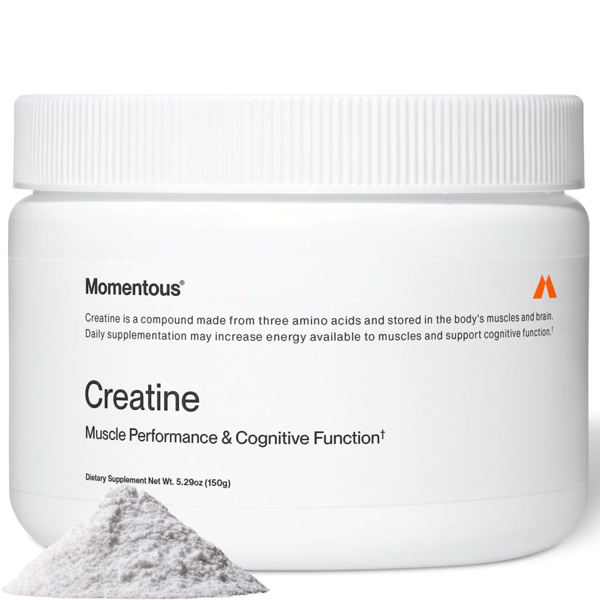 Momentous Creatine Monohydrate Powder - Creatine Powder - Supports Strength, Lean Muscle, & Recovery for Men & Women - NSF Certified for Sport - 5 g per Serving - 30 Servings - dailyvitalstore