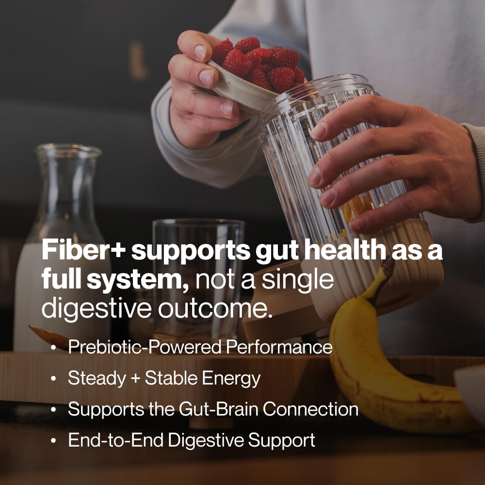 Momentous Fiber+ - Daily Multi-Source Fiber Blend to Support Nutrient Absorption, Natural Energy Production, & Recovery - NSF Certified for Sport - Non-GMO & Gluten-Free - dailyvitalstore
