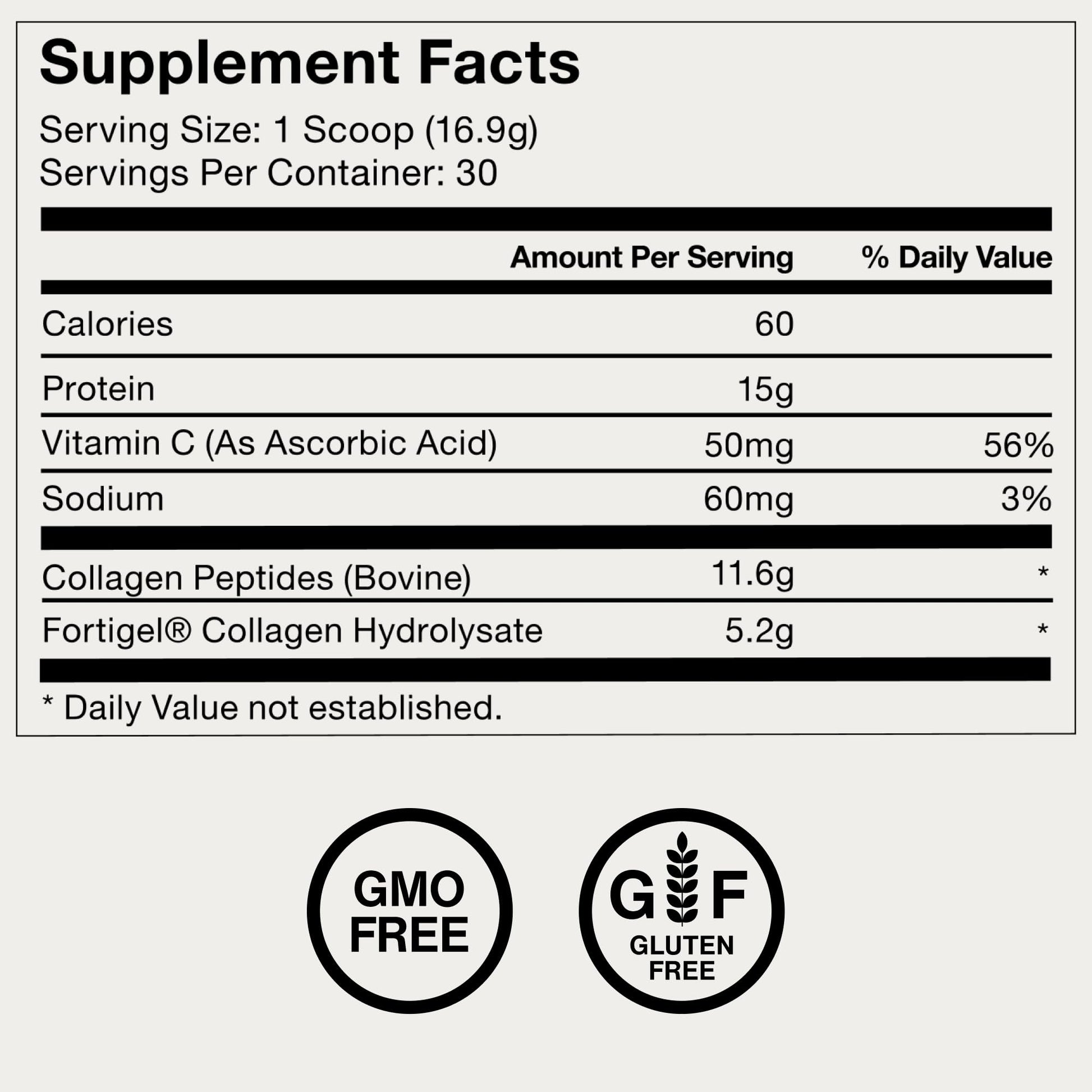 Momentous Grass-Fed Collagen Peptides Powder - Collagen Protein Powder with Fortigel & Vitamin C for Hair, Skin, Nails, & Joint Health Support - dailyvitalstore