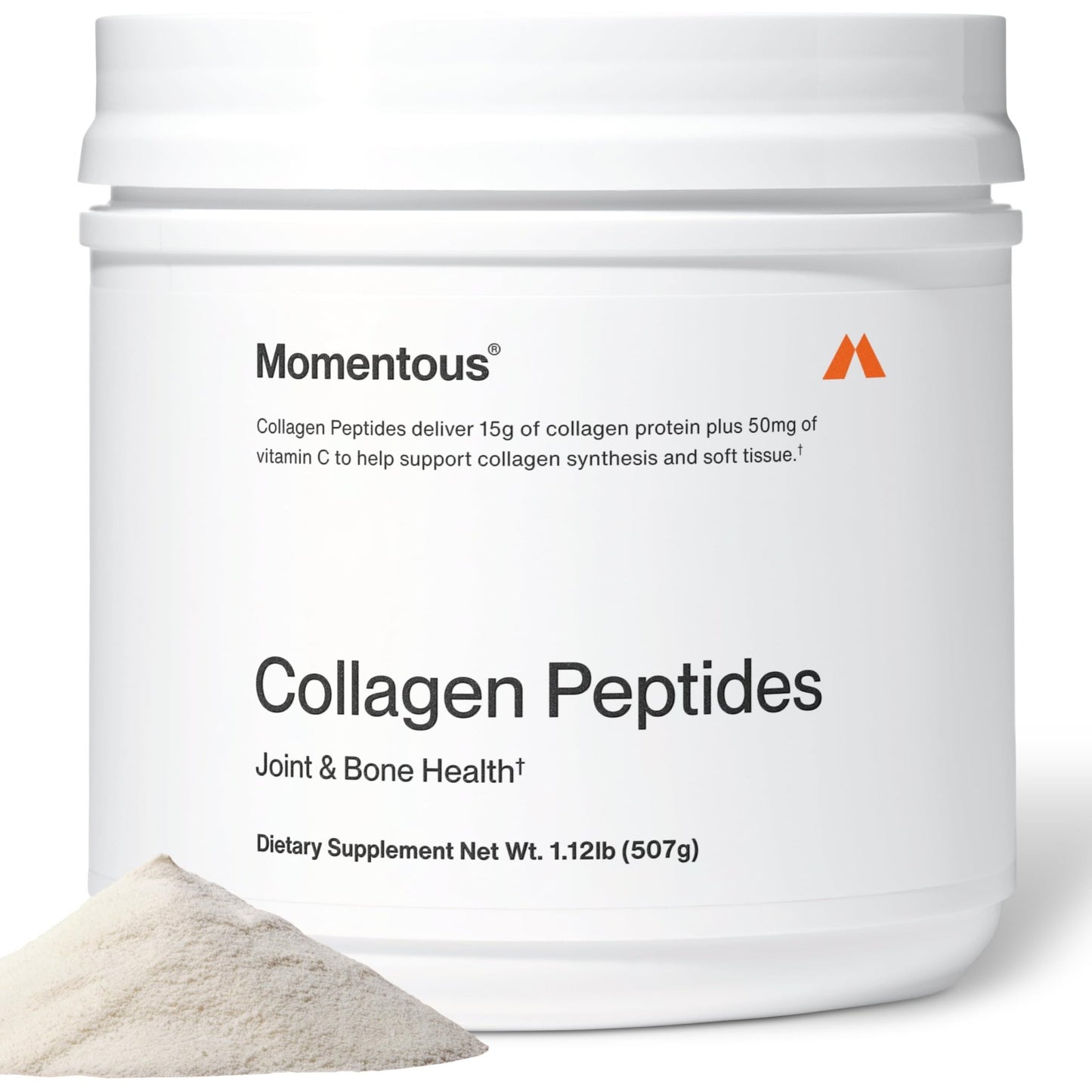 Momentous Grass-Fed Collagen Peptides Powder - Collagen Protein Powder with Fortigel & Vitamin C for Hair, Skin, Nails, & Joint Health Support - dailyvitalstore