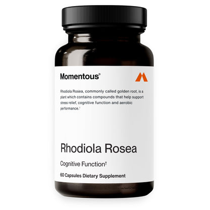 Momentous Rhodiola Rosea Supplement - Adaptogen Supplement for Cognition, Fatigue, & Stress Support - Rhodiola Rosea Root Extract - NSF Certified for Sport - dailyvitalstore