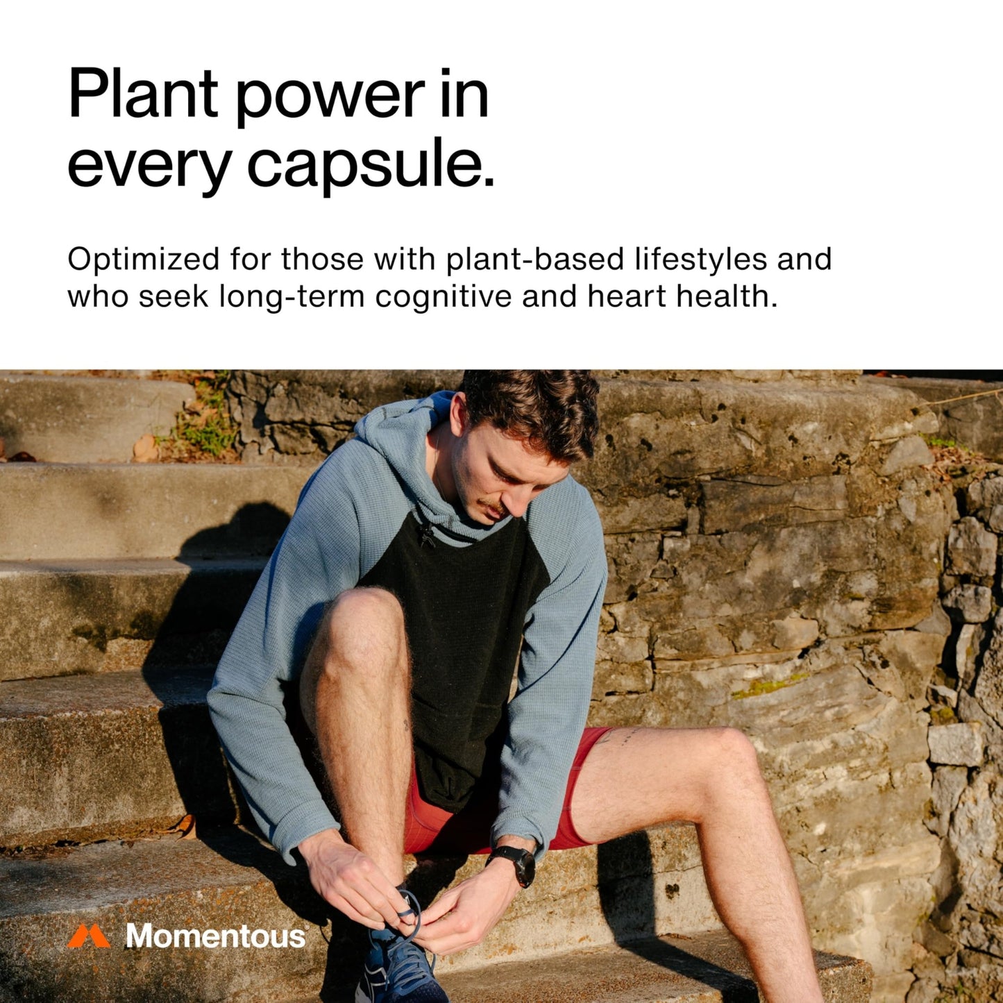 Momentous Vegan Omega-3 - Plant-Based EPA & DHA Supplement for Men & Women - Sourced from Algae Oil - Supports Heart, Joint, & Brain Health - NSF Certified for Sport - 1,000 mg - 30 Servings - dailyvitalstore
