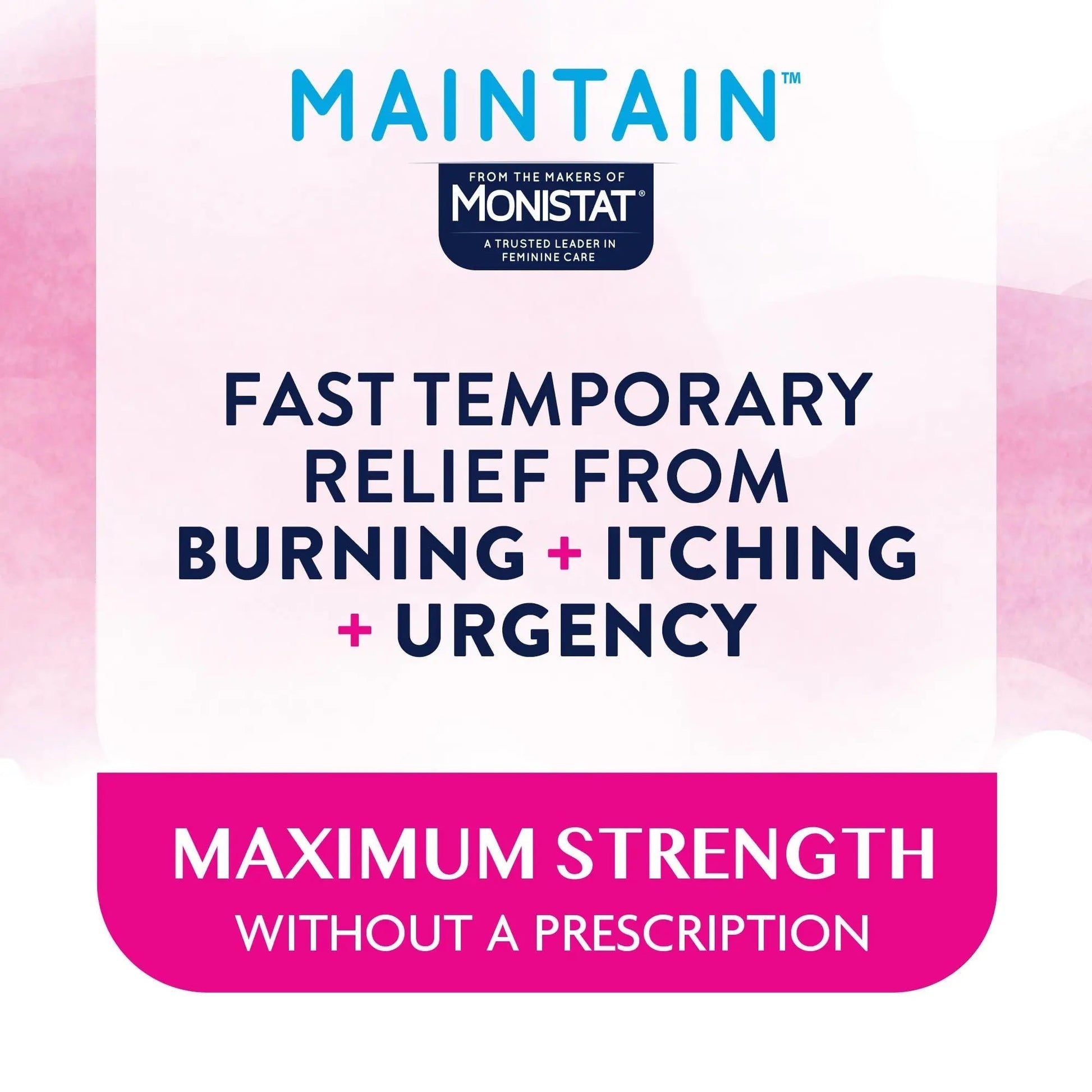 Monistat Maintain UTI 2-in-1 Test & Pain Relief Kit, 2 Test Strips & 12 Urinary Pain Relief Tablets, 2 Minute Results and Maximum Strength Pain, Burning and Urgency Relief - dailyvitalstore