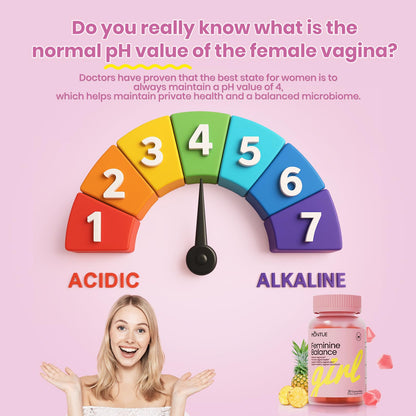 Montue Premium Diamond Feminine Balance Gummies-pH Balance with Prebiotics & Lactobacillus Probiotic Blend&Hawaiian Pineapple Immune Support,Vegan& Non-GMO（30 Gummies） - dailyvitalstore
