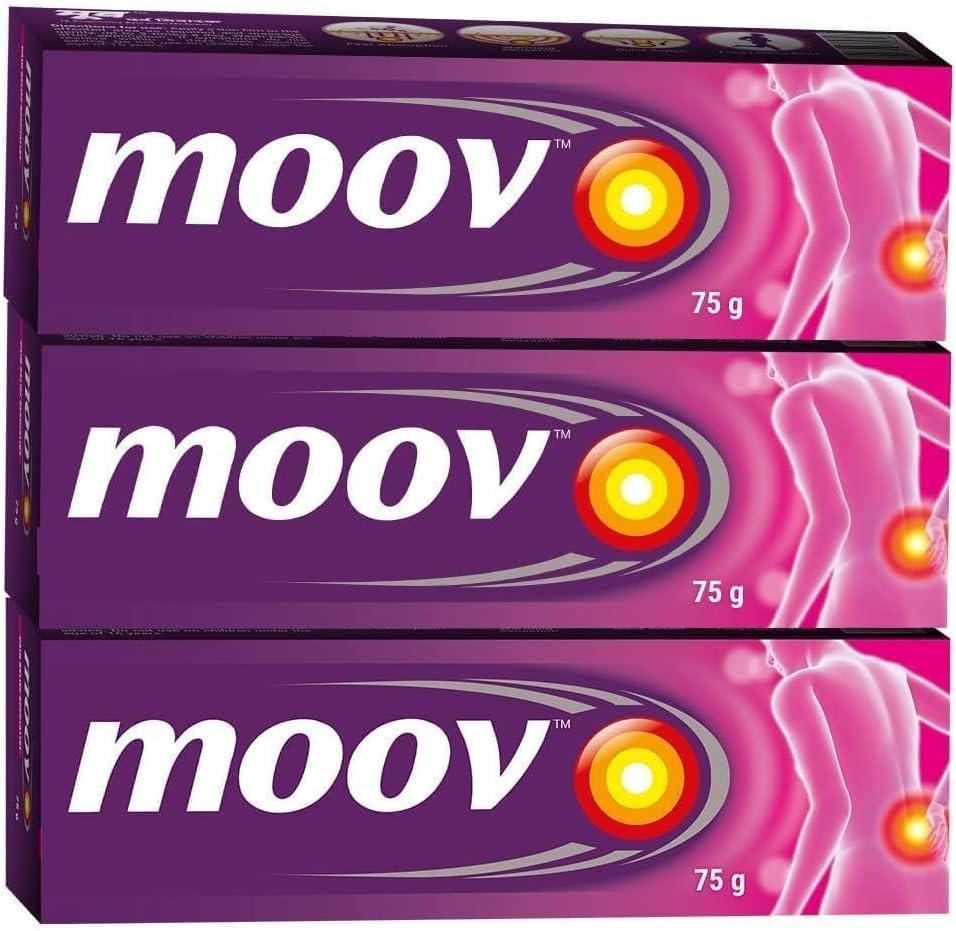 Moo Fast Quick Cream - 75g Pack of 3 | Suitable for Back, Muscle, Joint, Knee | Suitable for Sports & Gym Related - dailyvitalstore
