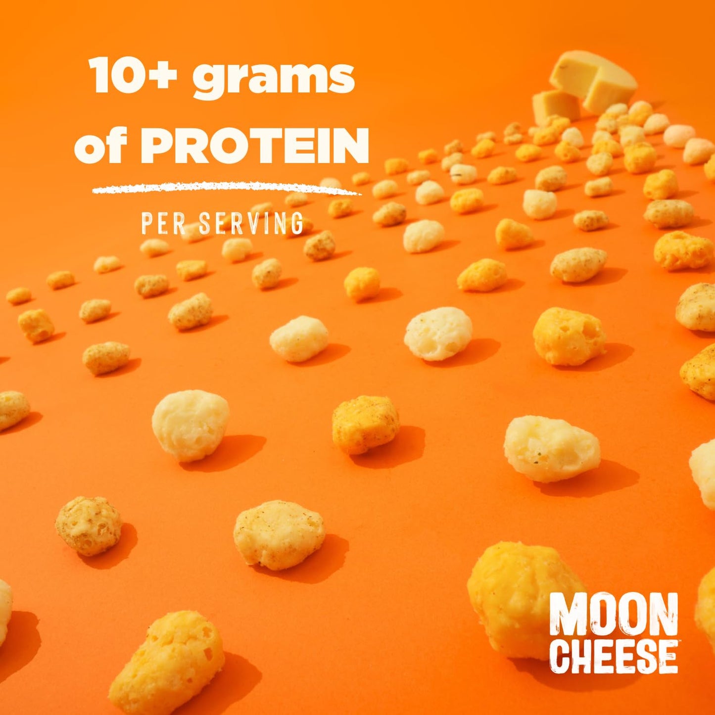 Moon Cheese Cheddar Believe It, 10 Ounce, 2-Pack, Crunchy, Protein-Rich Cheese Snack, Keto Friendly, 100% Real Cheese - dailyvitalstore