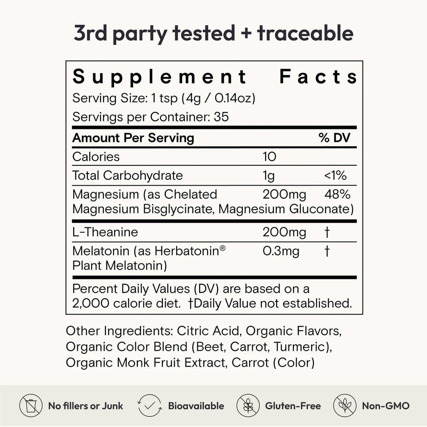 Moon Juice Sleepy Magnesi-Om - Sleep Supplement Powder with Magnesium Glycinate, L-Theanine & Plant-Based Melatonin, Sugar-Free Bedtime Drink Mix for Deep Sleep w/o Grogginess, Cherry, 35 Servings - dailyvitalstore