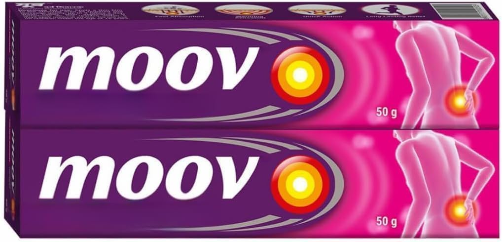 Moo.v Ayurvedic Body Massage Cream – 50g (Pack of 2) | Herbal Formula for Post-Workout Care & Everyday Use - dailyvitalstore