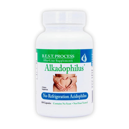 Morter HealthSystem Alkadophilus Best Process Alkaline — No Refrigeration Probiotic & Prebiotic Digestive Supplement — 1.5 Billion CFU of Good Bacteria & Beetroot - dailyvitalstore