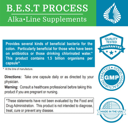 Morter HealthSystem Alkadophilus Best Process Alkaline — No Refrigeration Probiotic & Prebiotic Digestive Supplement — 1.5 Billion CFU of Good Bacteria & Beetroot - dailyvitalstore