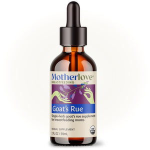Motherlove Goat’s Rue (2 Ounce Tincture) Lactation Supplement for Breast Tissue Development & Breast Milk Supply Optimization - dailyvitalstore