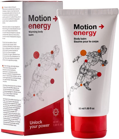 Motion Energy - Body Balm | Eucalyptus, Rosemary, Cinnamon Essential Oils & Ginger | 50 ml | 1 Pack - dailyvitalstore