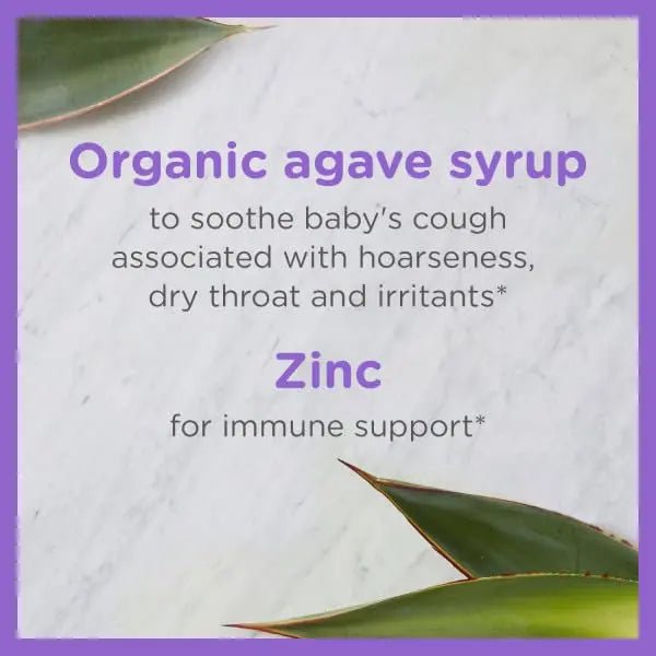 Motrin and Zarbee’s Essentials for Infants Infants' Concentrated Liquid Medicine Drops with Ibuprofen and Zarbee's Baby Coughⱡ Syrup + Immune with Organic Agave + Zinc - dailyvitalstore