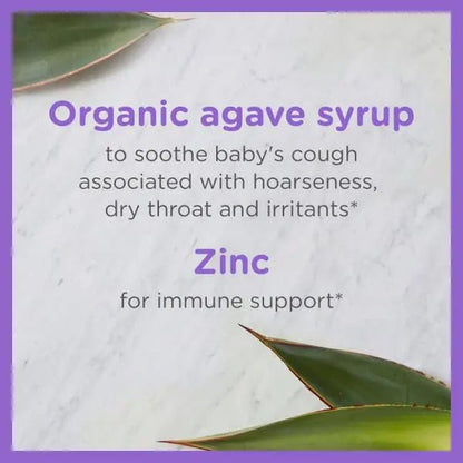 Motrin and Zarbee’s Essentials for Infants Infants' Concentrated Liquid Medicine Drops with Ibuprofen and Zarbee's Baby Coughⱡ Syrup + Immune with Organic Agave + Zinc - dailyvitalstore