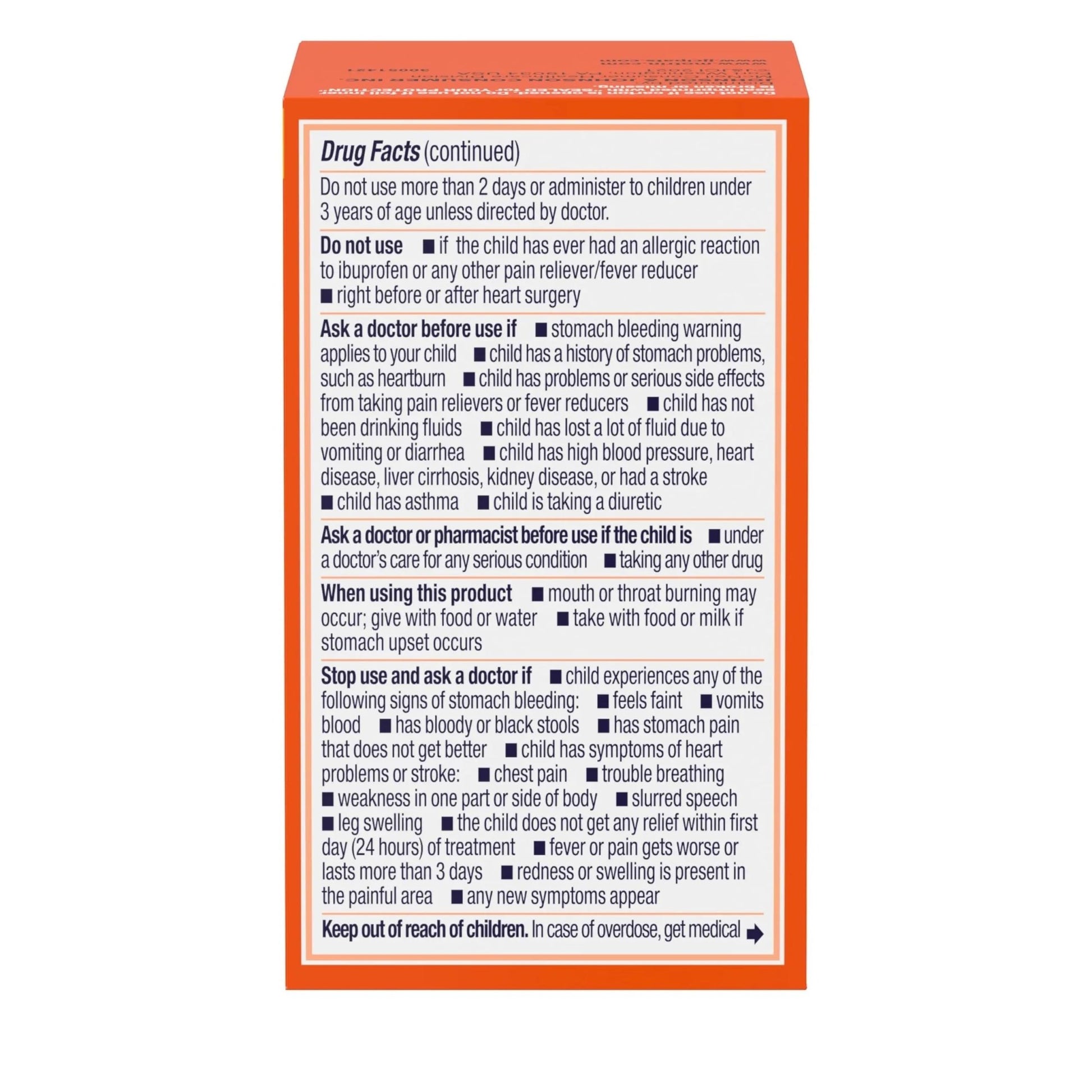 Motrin Children's Dye-Free Chewable Tablets with Ibuprofen, Kids' Fever Reducer & Pain Reliever for Sore Throat, Fever, Toothache & Pain Relief, Grape Flavor, 24 Count (Pack of 2) - dailyvitalstore