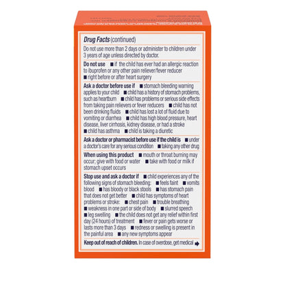 Motrin Children's Dye-Free Chewable Tablets with Ibuprofen, Kids' Fever Reducer & Pain Reliever for Sore Throat, Fever, Toothache & Pain Relief, Grape Flavor, 24 Count (Pack of 2) - dailyvitalstore