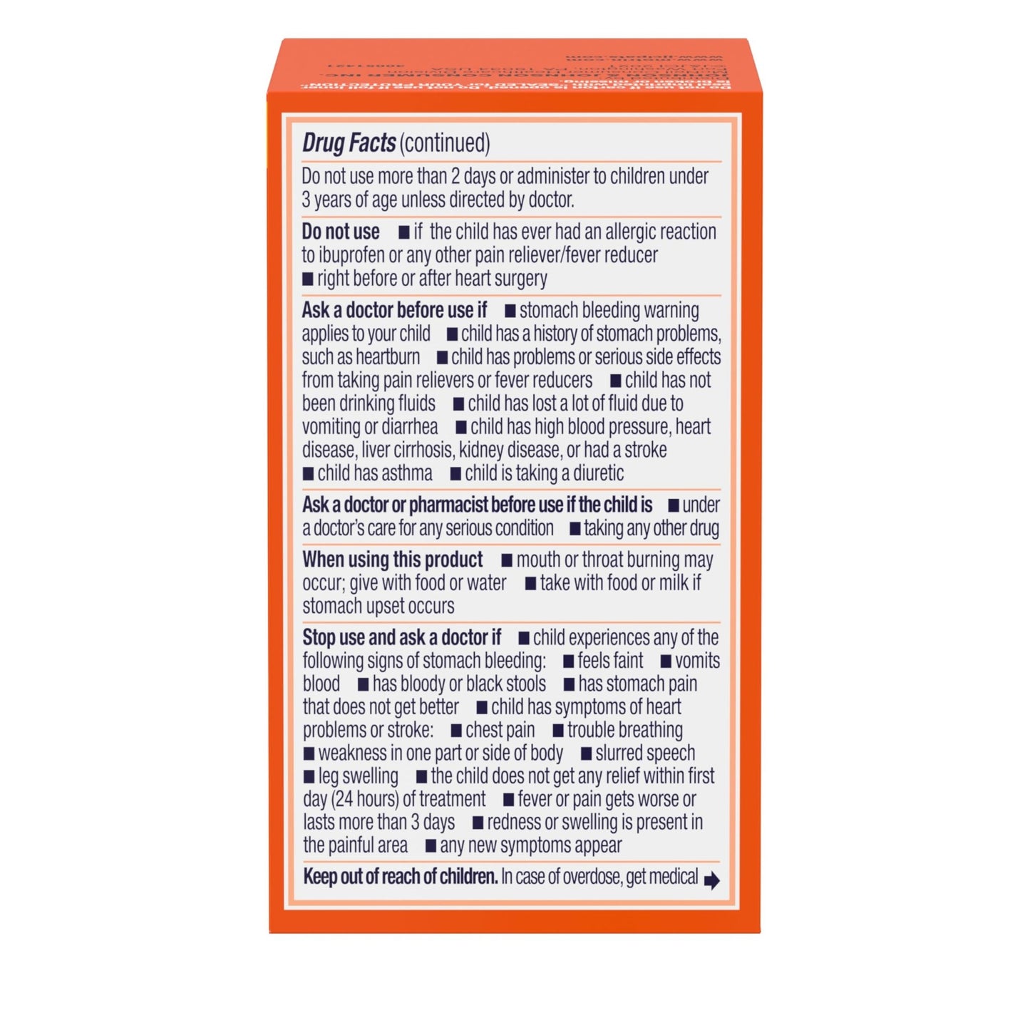Motrin Children's Dye-Free Chewable Tablets with Ibuprofen, Kids' Fever Reducer & Pain Reliever for Sore Throat, Fever, Toothache & Pain Relief, Grape Flavor, 24 Ct - dailyvitalstore