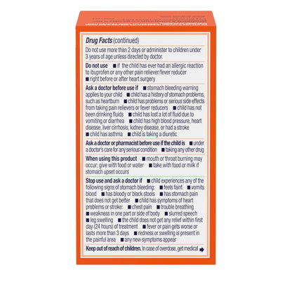 Motrin Children's Dye-Free Chewable Tablets with Ibuprofen, Kids' Fever Reducer & Pain Reliever for Sore Throat, Fever, Toothache & Pain Relief, Grape Flavor, 24 Ct - dailyvitalstore