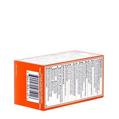 Motrin IB, Ibuprofen 200mg Tablets, Pain Reliever & Fever Reducer for Muscular Aches, Headache, Backache, Menstrual Cramps & Minor Arthritis Pain, NSAID, 100 Ct - dailyvitalstore