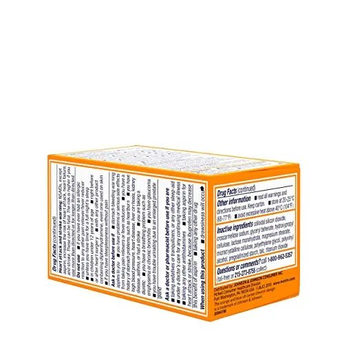 Motrin PM Pain Relief Caplets with 200 mg Ibuprofen & 38 mg Diphenhydramine Sleep Aid, Nighttime Pain Reliever for Minor Aches & Pains Helps You Fall Asleep & Stay Asleep, 20 ct - dailyvitalstore