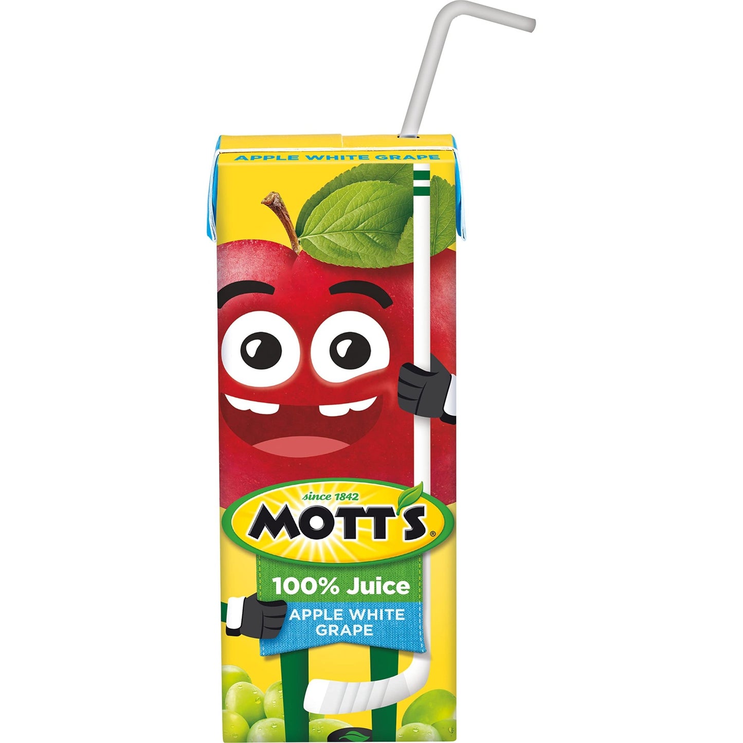 Mott's 100 percent Apple White Grape Juice, 6.75 fl oz boxes (Pack of 32) - dailyvitalstore
