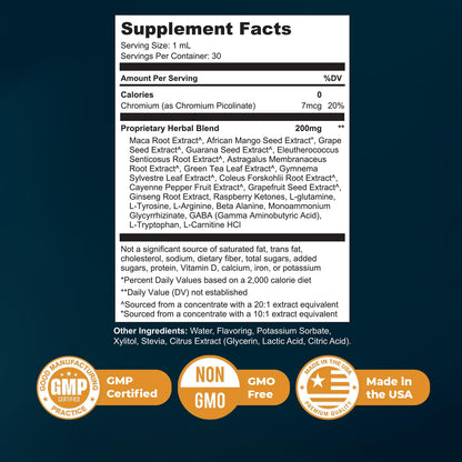 Mounjaboost – Natural Herbal & Plant-Based Supplement with 6 Exotic Nutrients & Botanicals – Made in USA, GMP-Certified, Non-GMO, Easy-to-Take – 30 mL, 1 Month Supply - dailyvitalstore