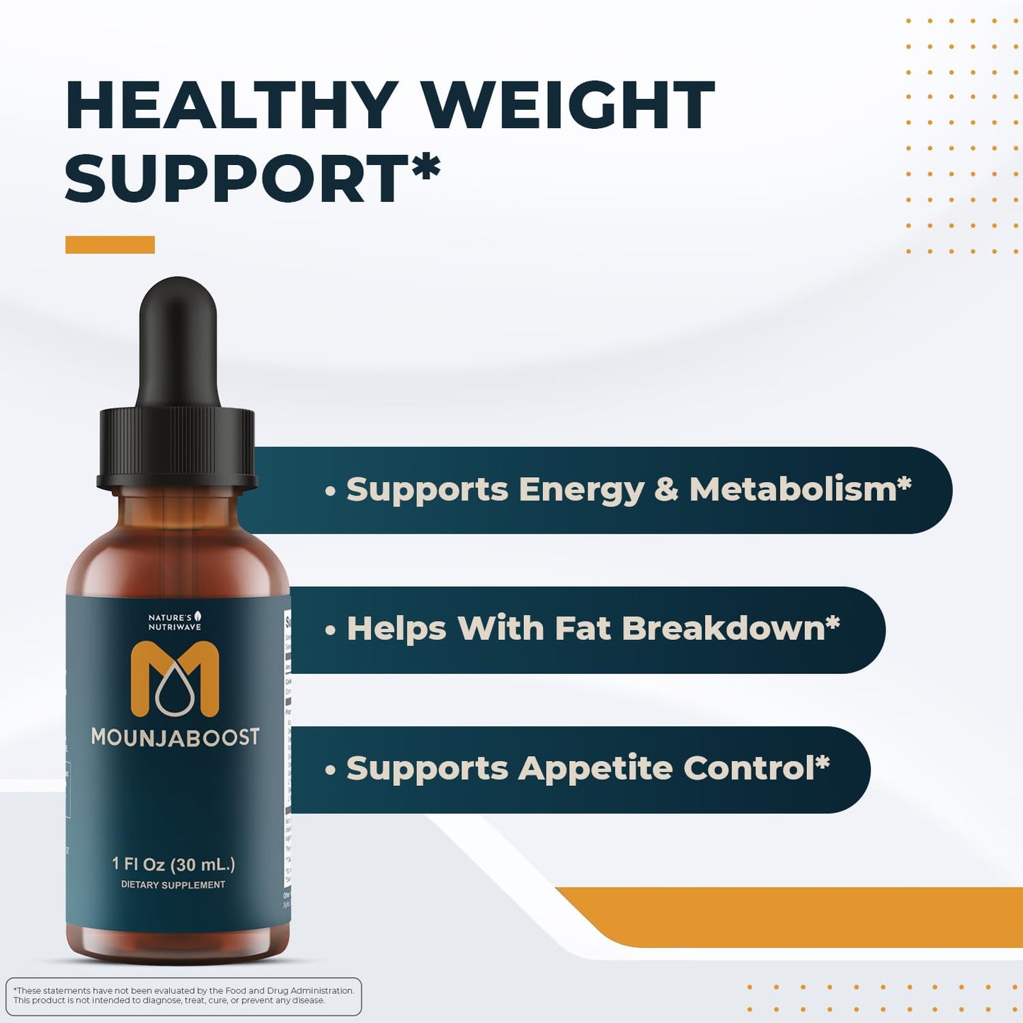 Mounjaboost – Natural Herbal & Plant-Based Supplement with 6 Exotic Nutrients & Botanicals – Made in USA, GMP-Certified, Non-GMO, Easy-to-Take – 30 mL, 1 Month Supply - dailyvitalstore