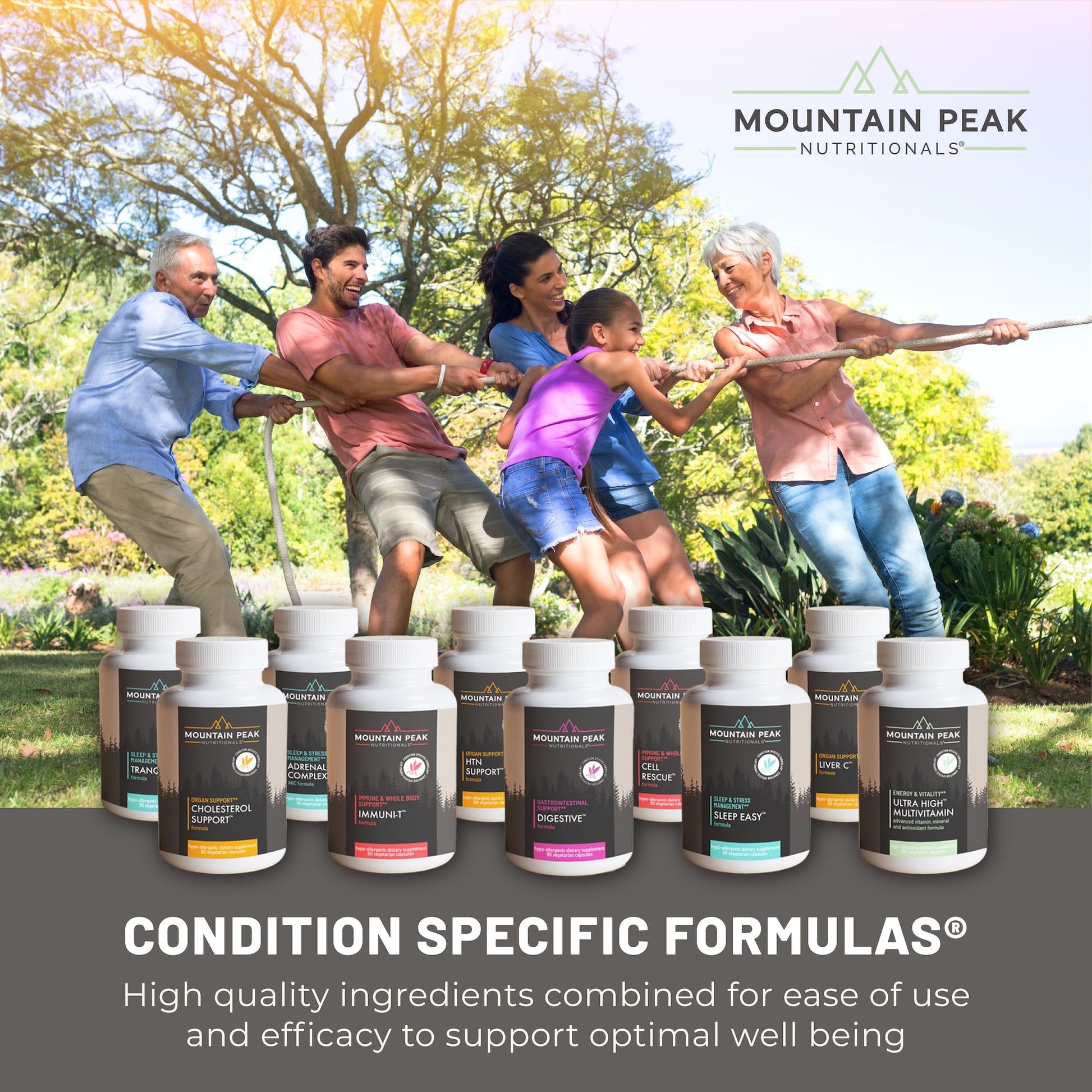 Mountain Peak Nutritionals Energy Formula - All in One Multi-Mineral Powder - Complete Nutrition, Vitamin, Mineral, and Electrolyte Supplement for Men & Women - Orange Flavor (255g, 30 Servings) - dailyvitalstore