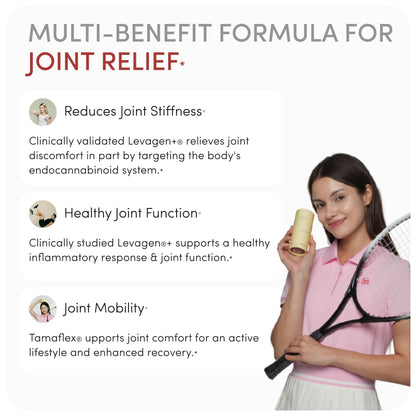 MOVE Fast Acting Joint Supplements | Tamaflex® Turmeric & Tamarind, Levagen®+ PEA Palmitoylethanolamide, Boswellia Serrata, Bioperine® Black Pepper Extract | Joint Support & Mobility | 60 Vegan Caps - dailyvitalstore
