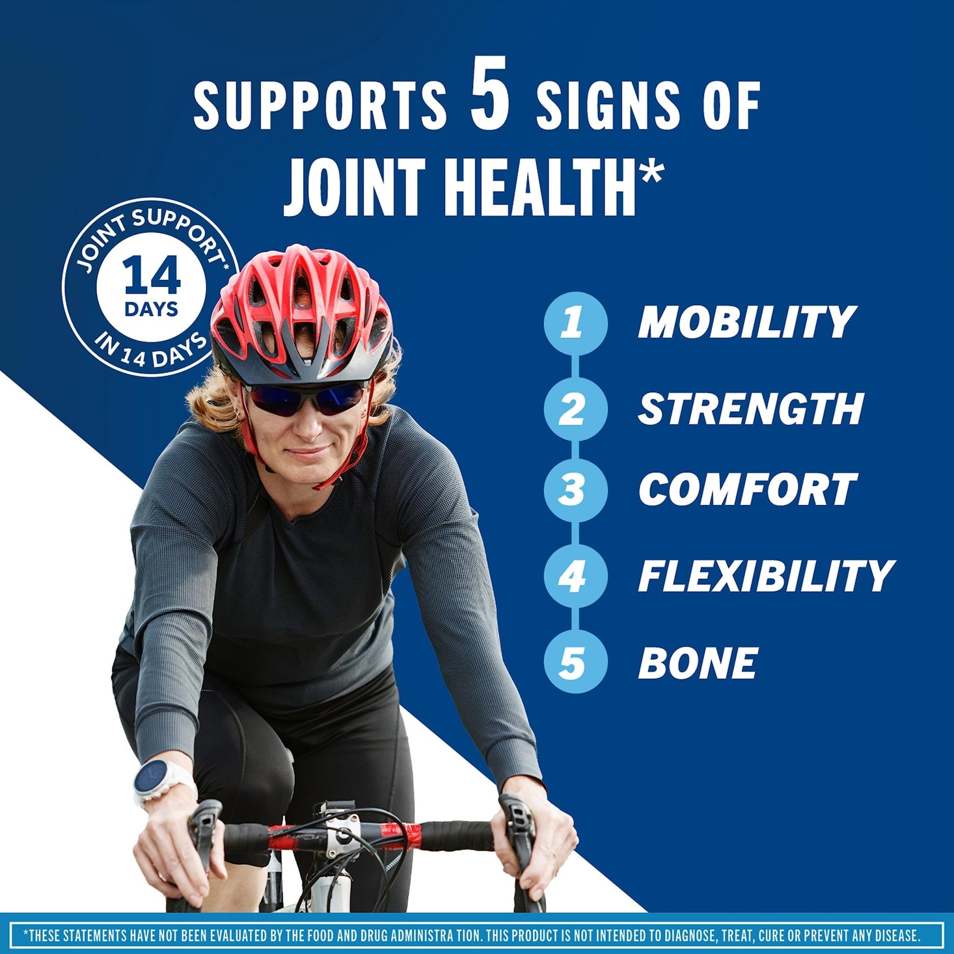 Move Free Advanced Glucosamine Chondroitin MSM + Vitamin D3 Joint Support Supplement, Supports Mobility Comfort Strength Flexibility & Bone + Immune Health - 120 Tablets (40 servings)* - dailyvitalstore