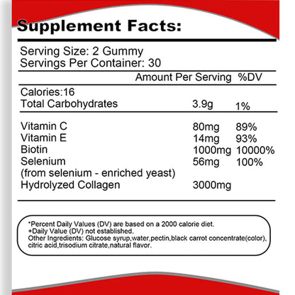 Moxca Hydrolyzed Marine Collagen Gummies for Women | Vegan Collagen Support with Biotin, Vitamins C & E | Daily Beauty Supplement for Hair, Skin & Nails | Natural Fruit Flavor, Clean Formula - dailyvitalstore