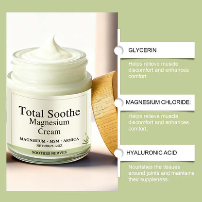 MQN Magnesium Joint Cream with Mineral Delivery Formula & Arnica – Fast Absorbing, Non-Greasy Topical for Everyday Joint & Muscle Relaxation - dailyvitalstore