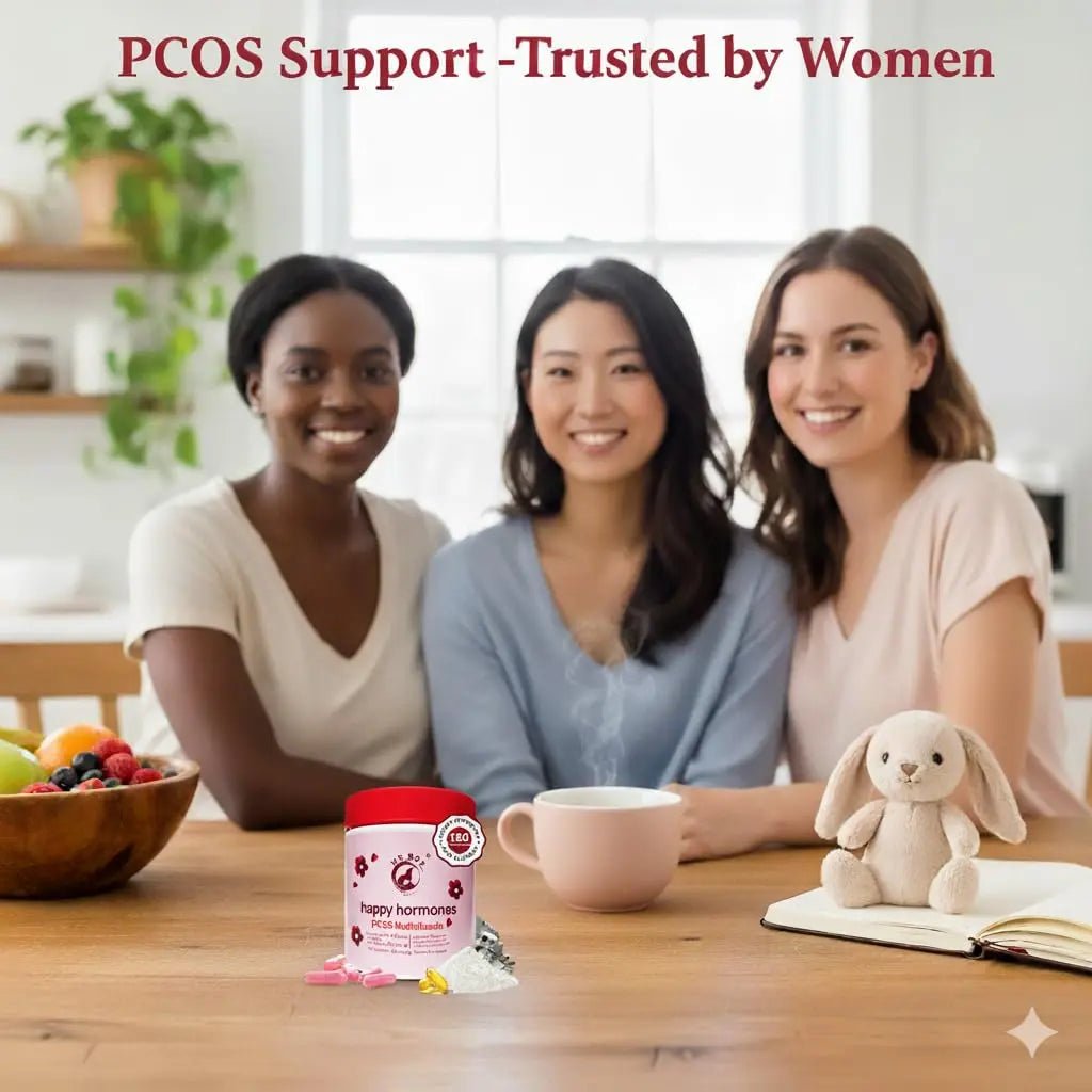 Mr Ros PCOS Multivitamin for Women – Happy Hormones Formula – Myo & D-Chiro Inositol 40:1, Omega-3, Vitamin D3, Zinc & Magnesium - dailyvitalstore