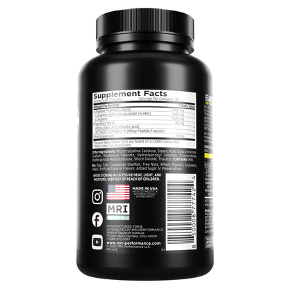MRI Performance NO2 Nitric Oxide Booster, Original Formula with 3,000mg L-Arginine & AAKG, Nitric Oxide Production, Healthy Blood Pressure & Heart Health (90 Caplets) - dailyvitalstore