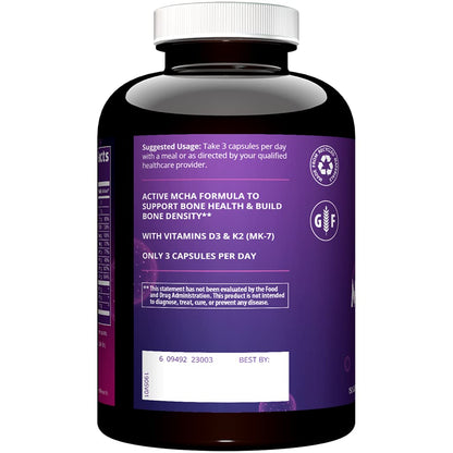 MRM Nutrition Bone Maximizer® III | with MCHA + Vitamin D3 + Vitamin K2 | Bone Health | High Potency | Key Vitamins and Minerals for Bones | 50 Servings - dailyvitalstore