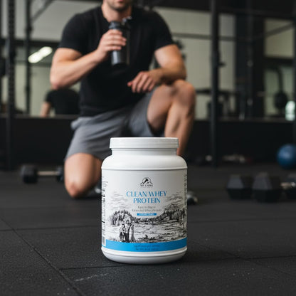 Mt. Capra Clean Whey Protein | Grass-Fed Undenatured Goat Whey Protein Powder | 24 g Protein Per Serving, All Natural, Non-GMO, High in Branch Chain Amino Acids | Unsweetened | 15 Servings - 16 oz - dailyvitalstore