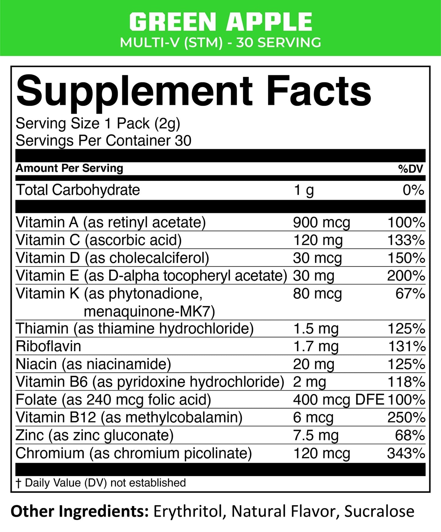 MTN OPS Multi‑V STM On‑the‑Go Daily Multivitamin for Men, Women & Kids – Straight‑to‑Mouth Vitamin C D3 B Zinc Packs – Gluten Free, Natural Flavors, 30 Servings - dailyvitalstore