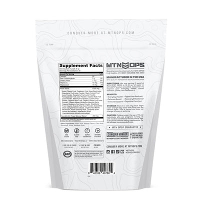 MTN OPS Reds Super Reds Antioxidant Drink Powder Daily Health Blend with Phytonutrients Free Radical Support 30 On The Go Stick Packs - dailyvitalstore