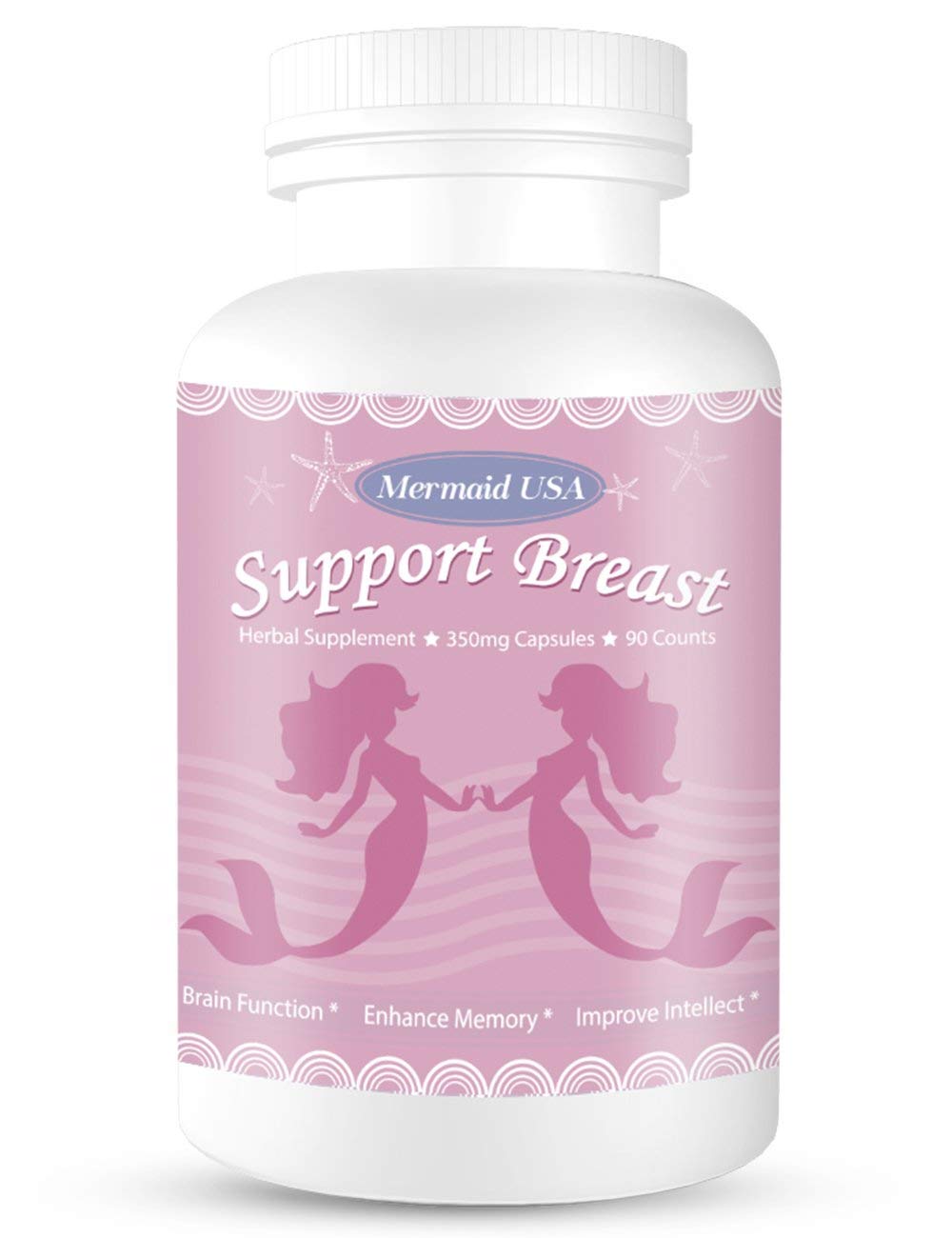 M.U Natural Breast Enhancement Pills Support Breasts Health Lift Firm Healthy Supplement Natural and Green Herb to PRO Formula Mermaid USA - dailyvitalstore