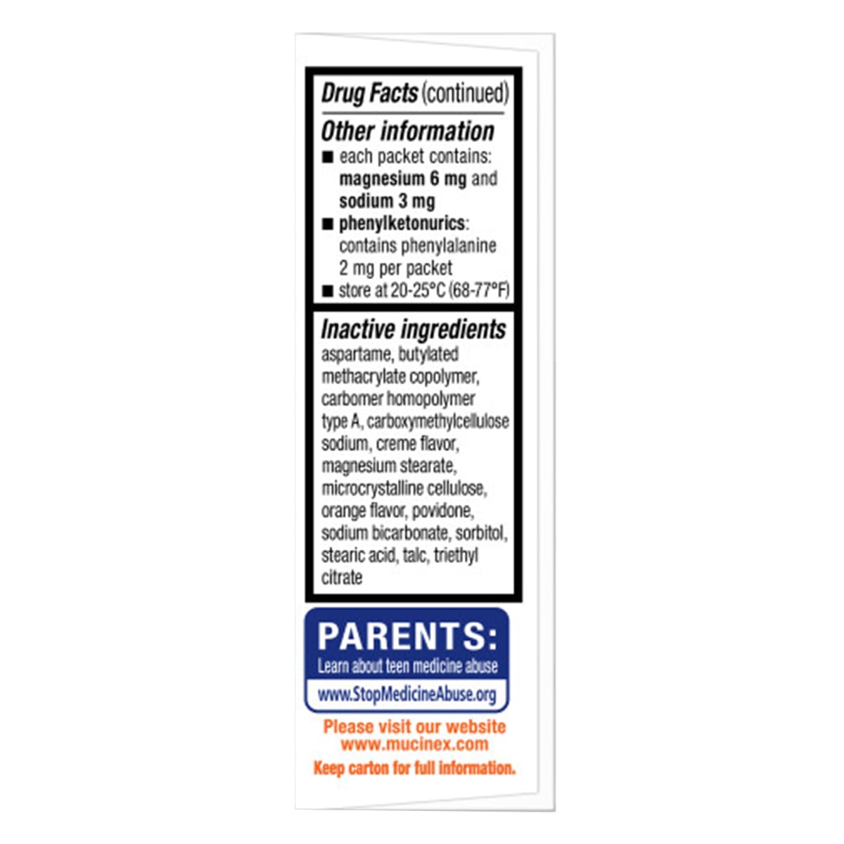 Mucinex Children's Chest Congestion Expectorant and Cough Suppressant Mini-Melts, Orange Cream, 12 Count - dailyvitalstore