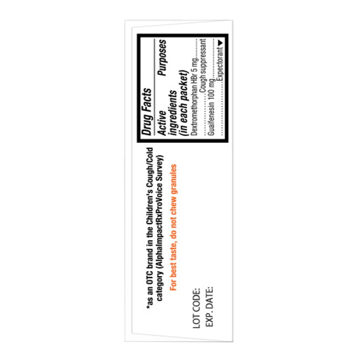 Mucinex Children's Chest Congestion Expectorant and Cough Suppressant Mini-Melts, Orange Cream, 12 Count - dailyvitalstore