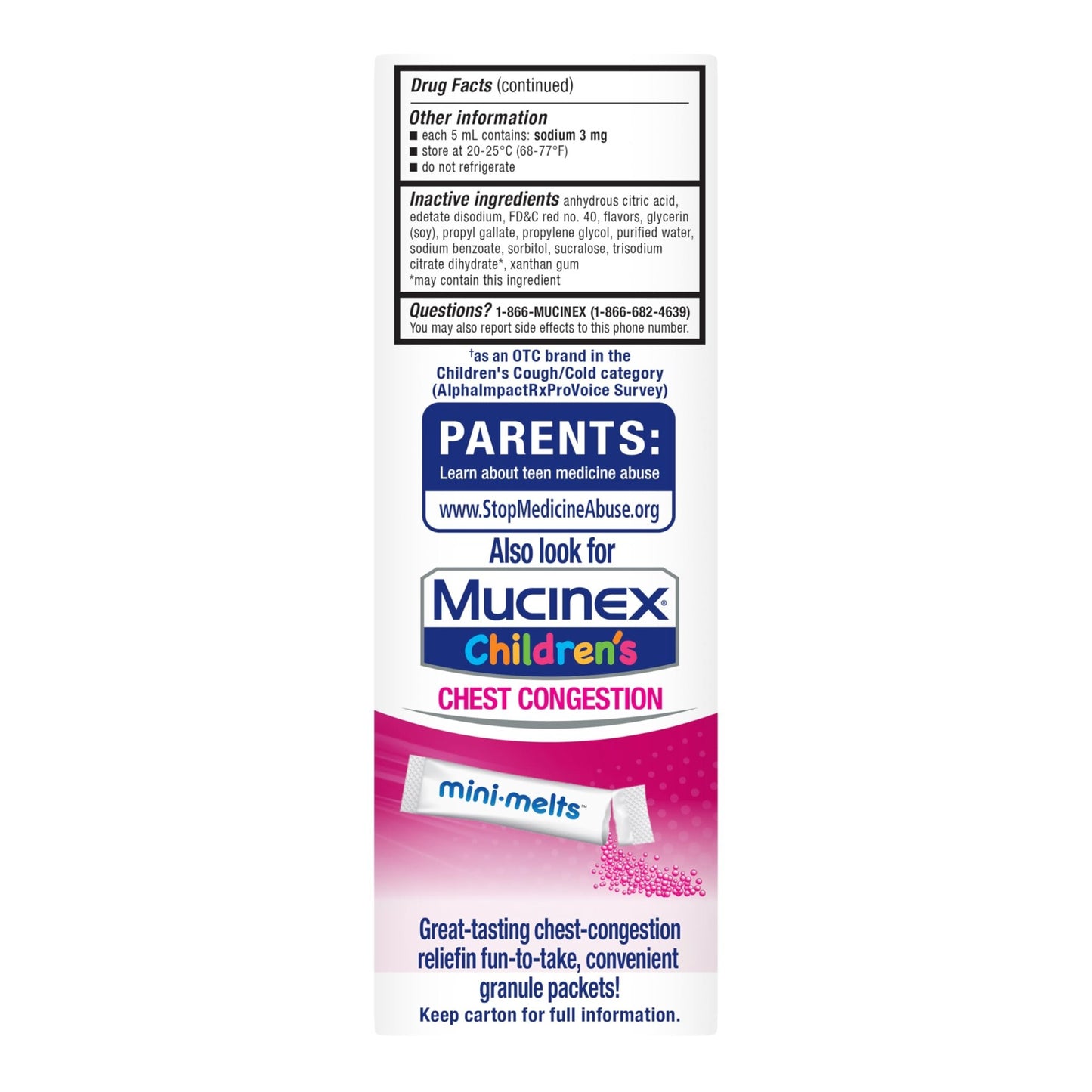 Mucinex Children's Multi-Symptom Cold Medicine, Kids Cough Medicine, Mucinex Kids Medicine/Decongestant with Dextromethorphan HBr, Guaifenesin, Phenylephrine HCl, Very Berry Flavor Liquid, 4 Fl Oz - dailyvitalstore