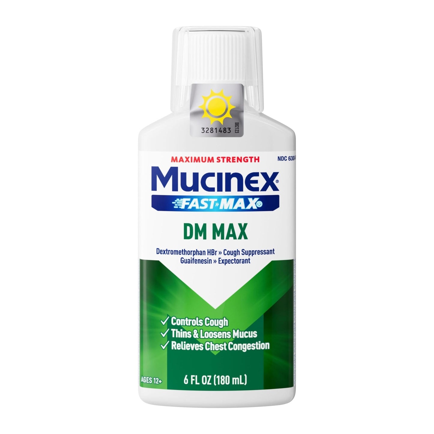 Mucinex DM Max Liquid Cough & Cold Medicine for Adults, Cold and Flu Medicine for Excess Mucus Relief, Guaifenesin, Dextromethorphan Expectorant & Decongestant for Adults, Dr Recommended, 6.0 Fl Oz - dailyvitalstore