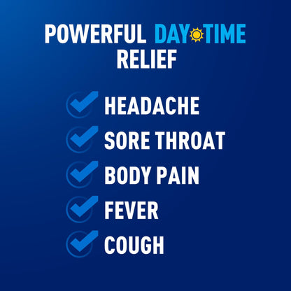 Mucinex Fast-Max Maximum Strength Day & Night Cold and Flu Medicine for Adults, Powerful Over-The-Counter Medication for Cold & Flu Symptoms, Fast Dissolving Liquid Gels, 24 Count - dailyvitalstore