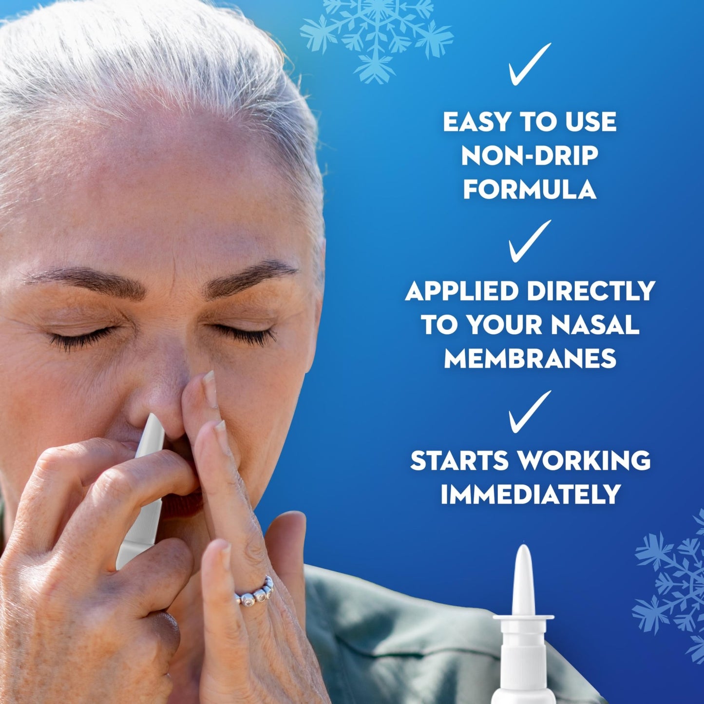 Mucinex Sinus-Max Nasal Spray Decongestant, 12 Hour Over-The-Counter Medication Nose Spray for Sinus Relief, Nasal Decongestants for Adults & Sinus Congestion, Clear & Cool 3/4 Fl Oz(22ML) - dailyvitalstore