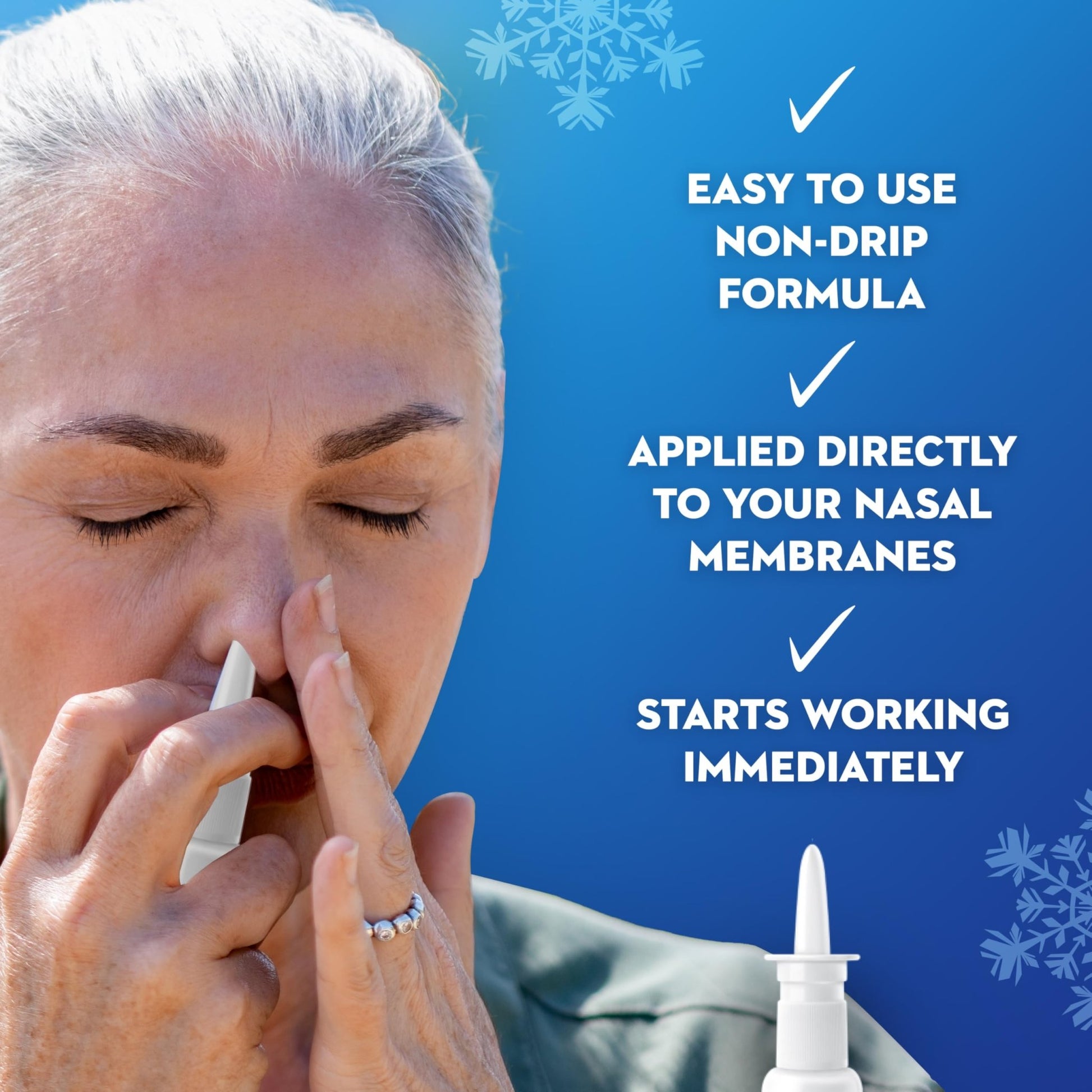 Mucinex Sinus-Max Nasal Spray Decongestant, 12 Hour Over-The-Counter Medication Nose Spray for Sinus Relief, Nasal Decongestants for Adults & Sinus Congestion, Clear & Cool 3/4 Fl Oz(22ML) - dailyvitalstore
