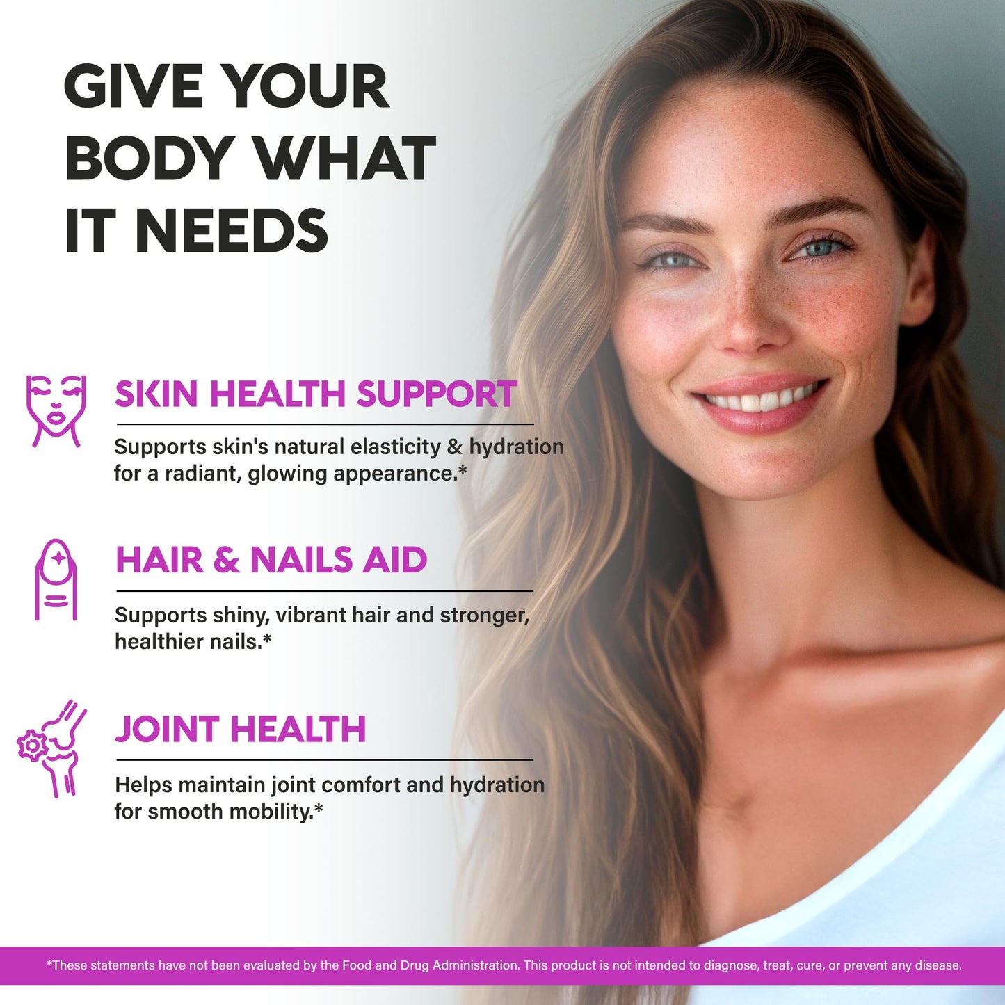 Multi Collagen Peptides - Hydrolyzed Types I, II, III, V & X - Collagen Supplement for Women 1300mg - w/ Hyaluronic Acid, Vitamins C & E - Skin, Hair - dailyvitalstore