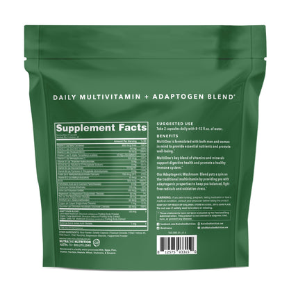 MultiOne Men & Women’s Daily Multivitamin - Essential Nutrients and Minerals for Optimal Health (60 Capsules) - dailyvitalstore