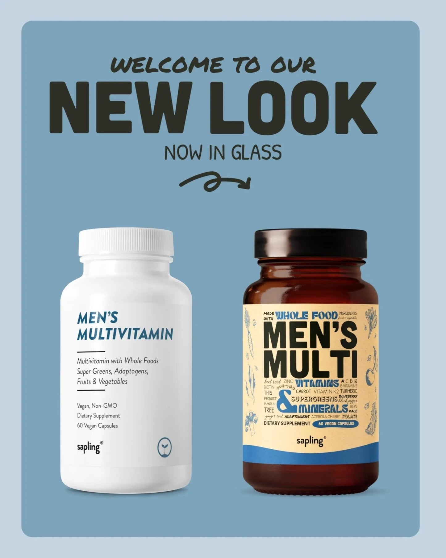 Multivitamin for Men - Daily Men’s Multivitamin - Methylated B Complex with Whole Food Ingredients, Vitamin B12, Folate - dailyvitalstore